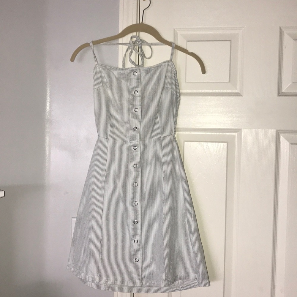 Forever 21 Striped Denim Dress